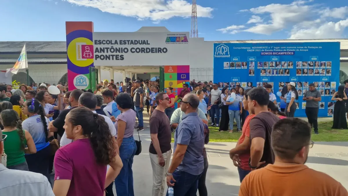 "Ficou uma escola muito mais moderna", diz ex-aluno sobre a 48ª escola entregue pelo Governo do Amapá